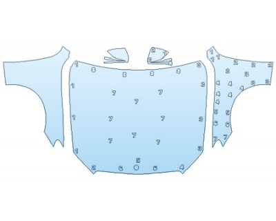 PRECUT PPF CLEAR BRA WRAP