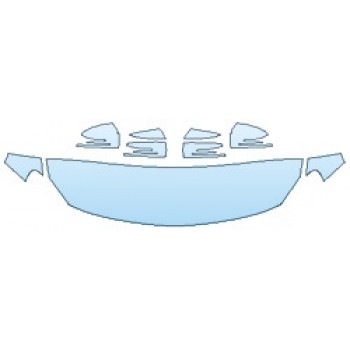 PRECUT PPF KIT - 2018 MERCEDES GLA-CLASS SUV GLA250 4MATIC BASE HOOD (18 INCH) FENDERS MIRRORS PRECUT PPF CLEAR BRA WRAP