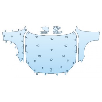 PRECUT PPF CLEAR BRA WRAP