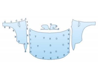 PRECUT PPF CLEAR BRA WRAP