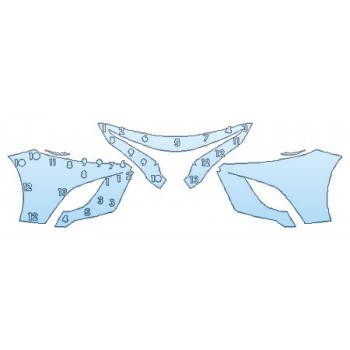 PRECUT PPF CLEAR BRA WRAP