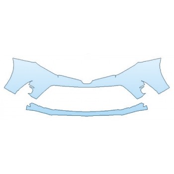 PAINT PROTECTION KIT - 2020 TOYOTA SIENNA XLE BUMPER - PRECUT PPF CLEAR BRA WRAP