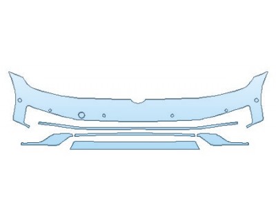 2020 VOLKSWAGEN GOLF ALLTRACK S Bumper With Sensors (6 Piece)