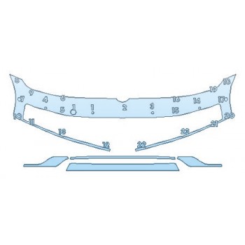 PRECUT PPF CLEAR BRA WRAP