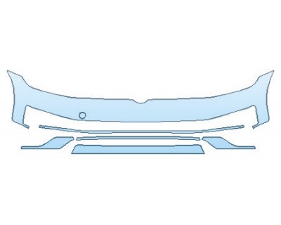 PAINT PROTECTION KIT - 2020 VOLKSWAGEN GOLF ALLTRACK SEL BUMPER (6 PIECE) - PRECUT PPF CLEAR BRA WRAP