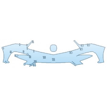 PAINT PROTECTION KIT - 2020 ACURA RDX BASE BUMPER - PRECUT PPF CLEAR BRA WRAP