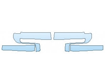 PAINT PROTECTION KIT - 2020 CHEVROLET SILVERADO 1500 Z71 HEADLIGHTS - PRECUT PPF CLEAR BRA WRAP