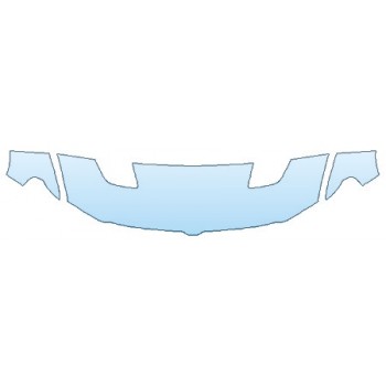 PAINT PROTECTION KIT - 2020 DODGE RAM 1500 REBEL HOOD (24 INCH) FENDERS - PRECUT PPF CLEAR BRA WRAP