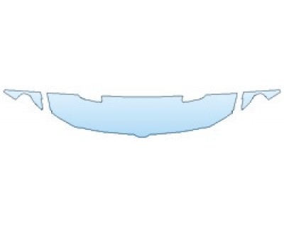 PAINT PROTECTION KIT - 2020 DODGE RAM 1500 REBEL HOOD (18 INCH WRAPPED EDGES) FENDERS - PRECUT PPF CLEAR BRA WRAP