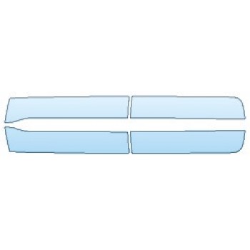 PAINT PROTECTION KIT - 2020 DODGE RAM 1500 REBEL DOORS (CREW CAB) - PRECUT PPF CLEAR BRA WRAP