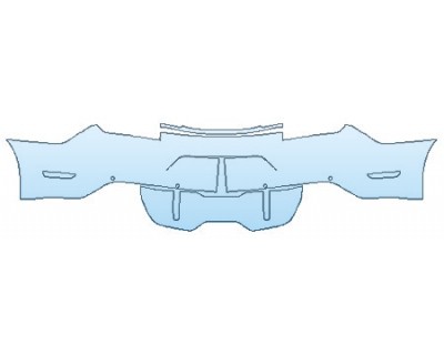 2019 FORD MUSTANG BULLITT Full Rear Bumper With Sensors