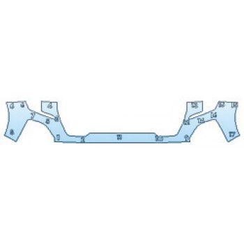 PAINT PROTECTION KIT - 2020 GMC SIERRA 1500 SLT BUMPER - PRECUT PPF CLEAR BRA WRAP