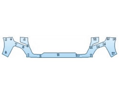 PAINT PROTECTION KIT - 2020 GMC SIERRA 1500 SLT BUMPER - PRECUT PPF CLEAR BRA WRAP