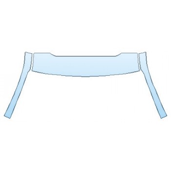 PAINT PROTECTION KIT - 2019 HONDA PILOT ELITE ROOF WITH SUNROOF A-PILLARS - PRECUT PPF CLEAR BRA WRAP