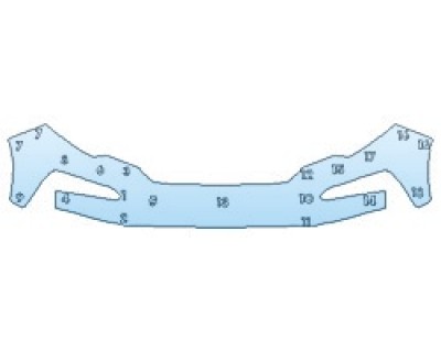 PAINT PROTECTION KIT - 2020 HONDA PILOT EX BUMPER - PRECUT PPF CLEAR BRA WRAP
