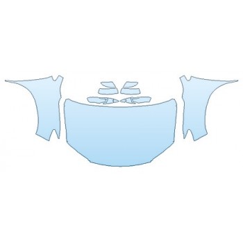 Precut PPF Kit – Clear Bra Paint Protection Film PAINT PROTECTION KIT - 2019 HONDA PILOT EX-L FULL HOOD (WRAPPED EDGES) FENDERS MIRRORS - PRECUT PPF CLEAR BRA WRAP