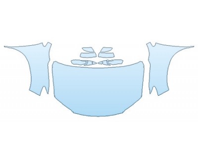 Precut PPF Kit – Clear Bra Paint Protection Film PAINT PROTECTION KIT - 2020 HONDA PILOT EX-L FULL HOOD (WRAPPED EDGES) FENDERS MIRRORS - PRECUT PPF CLEAR BRA WRAP