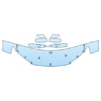 Precut PPF Kit – Clear Bra Paint Protection Film PAINT PROTECTION KIT - 2020 HONDA PILOT EX-L HOOD (24 INCH) FENDERS MIRRORS - PRECUT PPF CLEAR BRA WRAP