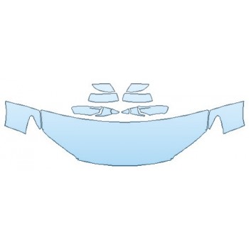 Precut PPF Kit – Clear Bra Paint Protection Film PAINT PROTECTION KIT - 2020 HONDA PILOT EX-L HOOD (24 INCH WRAPPED EDGES) FENDERS MIRRORS - PRECUT PPF CLEAR BRA WRAP