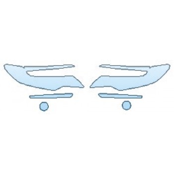 Precut PPF Kit – Clear Bra Paint Protection Film PAINT PROTECTION KIT - 2020 HONDA PILOT EX-L HEADLIGHTS FOG LIGHTS - PRECUT PPF CLEAR BRA WRAP