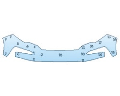 PAINT PROTECTION KIT - 2020 HONDA PILOT LX BUMPER - PRECUT PPF CLEAR BRA WRAP