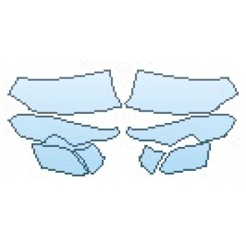 PAINT PROTECTION KIT - 2020 HYUNDAI SANTA FE SE PARTIAL MIRRORS - PRECUT PPF CLEAR BRA WRAP