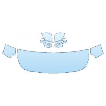 Precut PPF Kit – Clear Bra Paint Protection Film PAINT PROTECTION KIT - 2020 HYUNDAI SANTA FE ULTIMATE HOOD (24 INCH WRAPPED EDGES) FENDERS MIRRORS - PRECUT PPF CLEAR BRA WRAP