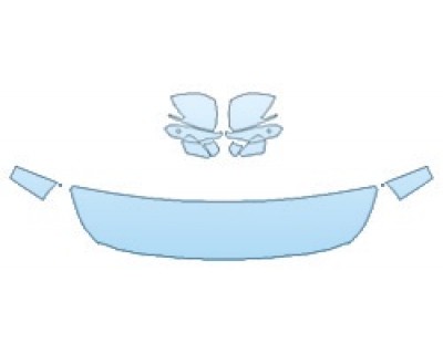 PAINT PROTECTION KIT - 2020 HYUNDAI SANTA FE ULTIMATE HOOD (18 INCH) FENDERS MIRRORS - PRECUT PPF CLEAR BRA WRAP