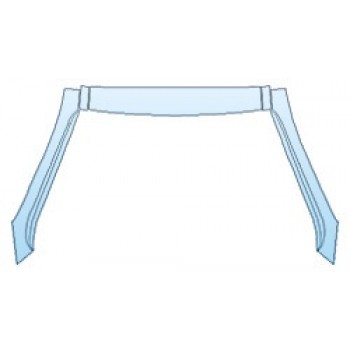 PAINT PROTECTION KIT - 2020 HYUNDAI SANTA FE ULTIMATE ROOF A-PILLARS - PRECUT PPF CLEAR BRA WRAP