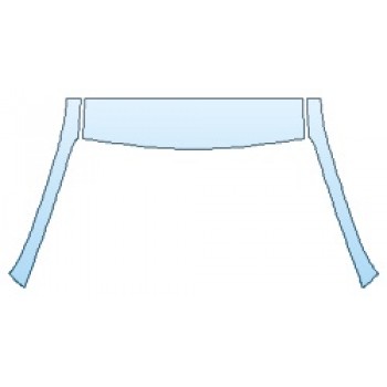 PAINT PROTECTION KIT - 2019 KIA FORTE SEDAN FE ROOF A-PILLARS - PRECUT PPF CLEAR BRA WRAP