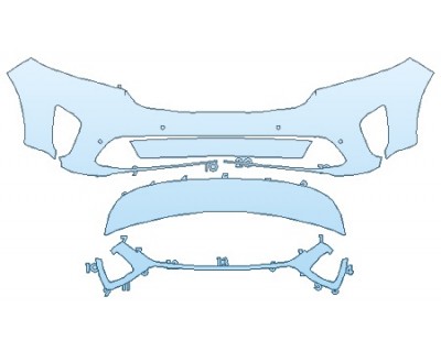 PAINT PROTECTION KIT - 2020 KIA SORENTO LX BUMPER - PRECUT PPF CLEAR BRA WRAP
