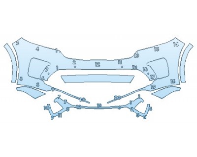 2020 KIA SORENTO SXL Bumper (7 Piece)