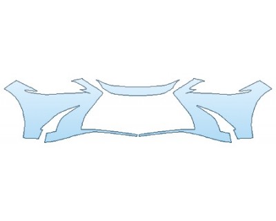 PAINT PROTECTION KIT - 2019 LEXUS ES 350 BASE BUMPER - PRECUT PPF CLEAR BRA WRAP