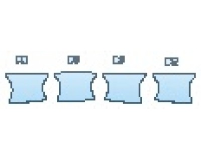 PAINT PROTECTION KIT - 2019 LEXUS ES 350 BASE DOOR CUPS - PRECUT PPF CLEAR BRA WRAP