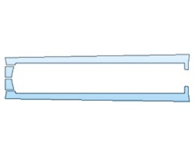 PAINT PROTECTION KIT - 2019 LEXUS ES 350 BASE ROCKERS - PRECUT PPF CLEAR BRA WRAP