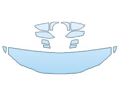 PAINT PROTECTION KIT - 2019 LEXUS ES 350 F-SPORT HOOD (18 INCH) FENDERS MIRRORS - PRECUT PPF CLEAR BRA WRAP