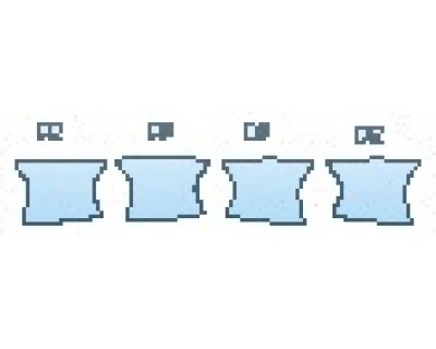 PAINT PROTECTION KIT - 2019 LEXUS ES 350 F-SPORT DOOR CUPS - PRECUT PPF CLEAR BRA WRAP