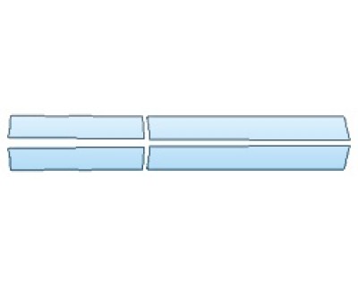 PAINT PROTECTION KIT - 2019 LEXUS ES 350 F-SPORT DOORS - PRECUT PPF CLEAR BRA WRAP