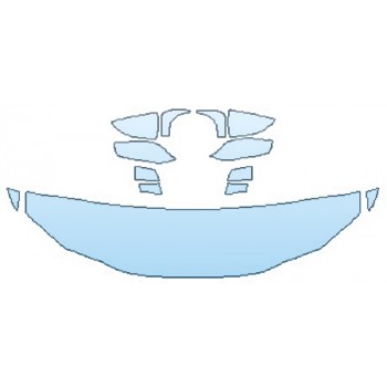 PAINT PROTECTION KIT - 2019 LEXUS ES 350 ULTRA LUXURY HOOD (18 INCH) FENDERS MIRRORS - PRECUT PPF CLEAR BRA WRAP