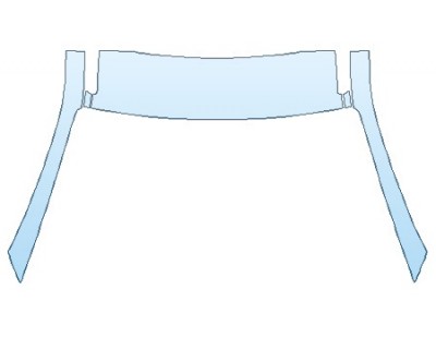 PAINT PROTECTION KIT - 2019 LEXUS UX BASE ROOF A-PILLARS - PRECUT PPF CLEAR BRA WRAP