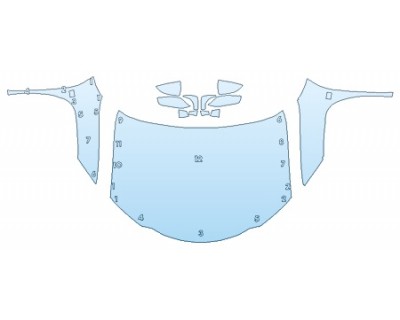 PAINT PROTECTION KIT - 2019 LEXUS UX F-SPORT FULL HOOD FENDERS MIRRORS - PRECUT PPF CLEAR BRA WRAP