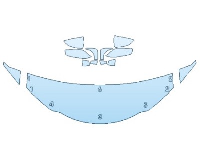 PAINT PROTECTION KIT - 2019 LEXUS UX F-SPORT HOOD (24 INCH) FENDERS MIRRORS - PRECUT PPF CLEAR BRA WRAP