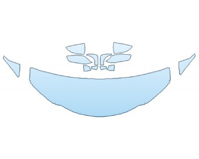 PAINT PROTECTION KIT - 2019 LEXUS UX F-SPORT HOOD (24 INCH WRAPPED EDGES) FENDERS MIRRORS - PRECUT PPF CLEAR BRA WRAP