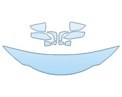 PAINT PROTECTION KIT - 2019 LEXUS UX F-SPORT HOOD (18 INCH) MIRRORS - PRECUT PPF CLEAR BRA WRAP