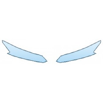 PAINT PROTECTION KIT - 2019 NISSAN ALTIMA HEADLIGHTS - PRECUT PPF CLEAR BRA WRAP