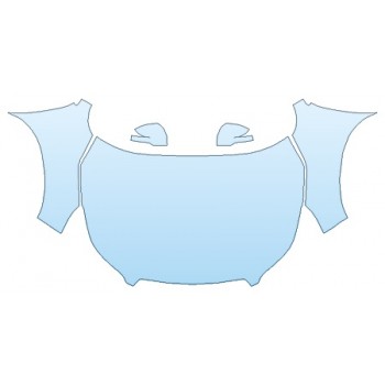 PAINT PROTECTION KIT - 2020 SUBARU FORESTER BASE FULL HOOD FENDERS MIRRORS - PRECUT PPF CLEAR BRA WRAP