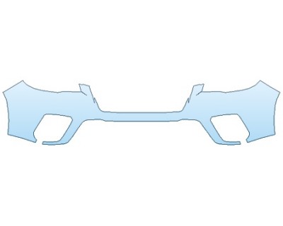 PAINT PROTECTION KIT - 2019 SUBARU FORESTER BASE BUMPER - PRECUT PPF CLEAR BRA WRAP