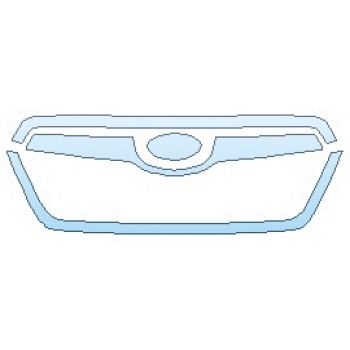 PAINT PROTECTION KIT - 2019 SUBARU FORESTER BASE GRILLE - PRECUT PPF CLEAR BRA WRAP