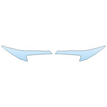 PAINT PROTECTION KIT - 2020 TOYOTA COROLLA HATCHBACK SE HEADLIGHTS - PRECUT PPF CLEAR BRA WRAP