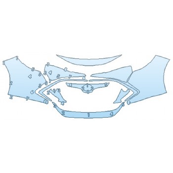 PAINT PROTECTION KIT - 2019 TOYOTA COROLLA HATCHBACK XSE BUMPER - PRECUT PPF CLEAR BRA WRAP